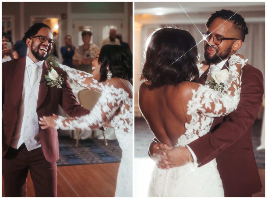 The first dance in wedding photography in philadelphia